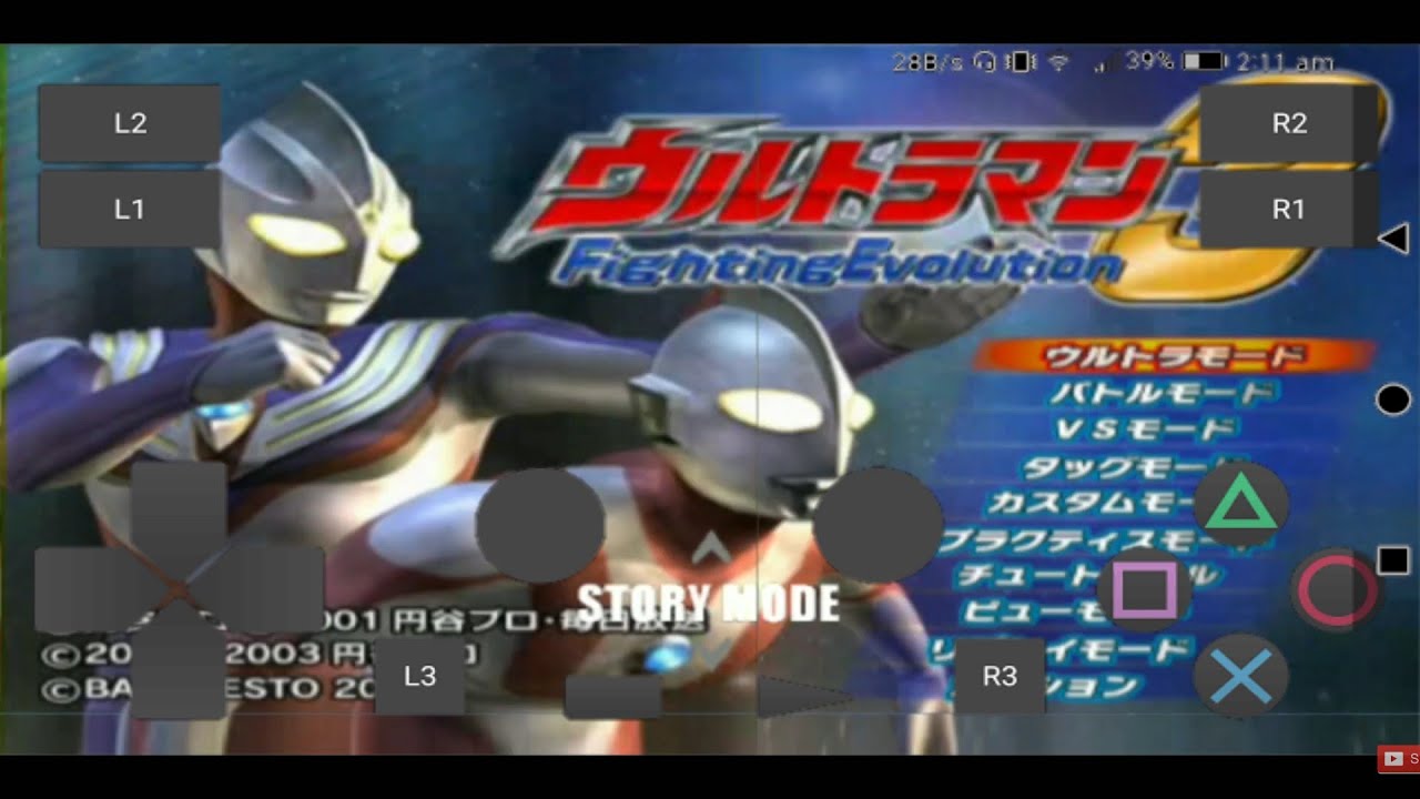 download ultraman fighting evolution 3 di android